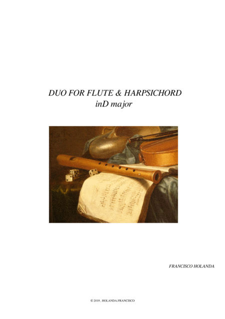 Duo For Flute Harpsichord Piano